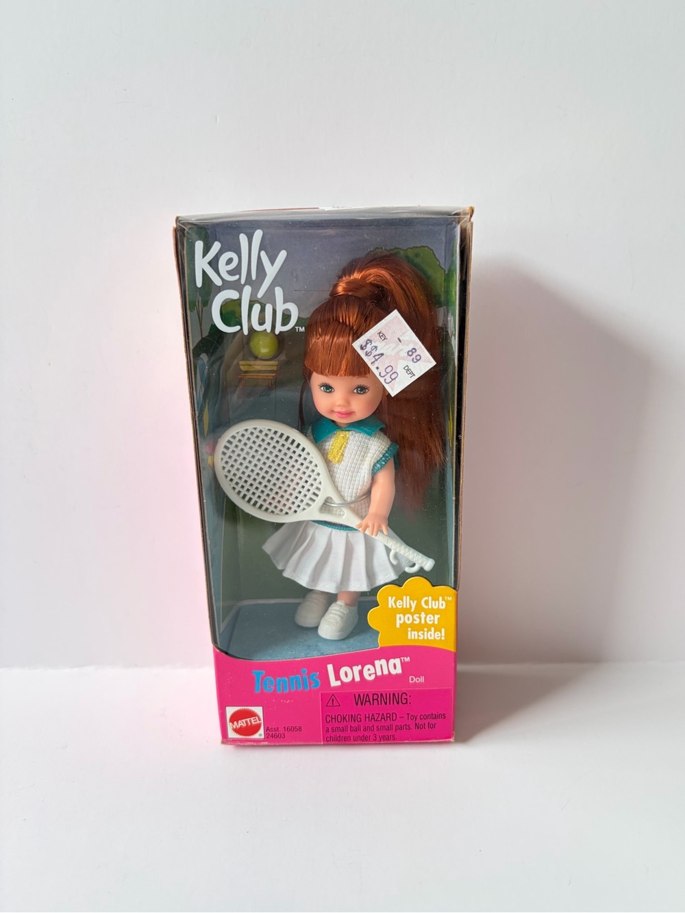 NIB Barbie Kelly Club Tennis Lorena Doll